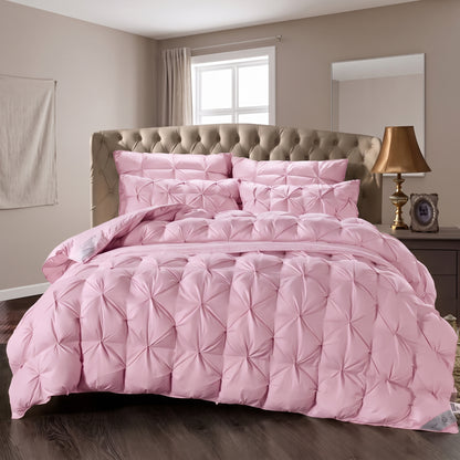 White Goose Down Pinch-Pleated Winter Comforter