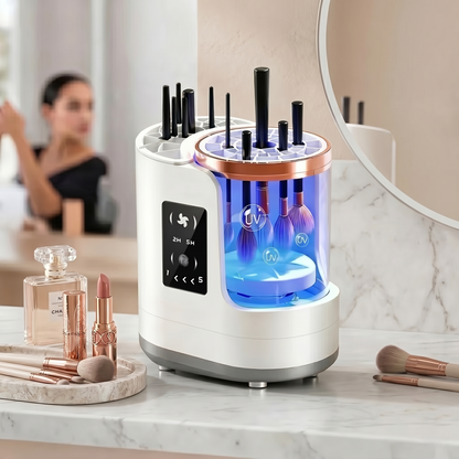Kovelli™ Smart Makeup Brush Cleaner & Dryer – Automatic USB Cosmetic Brush Cleaning Machine