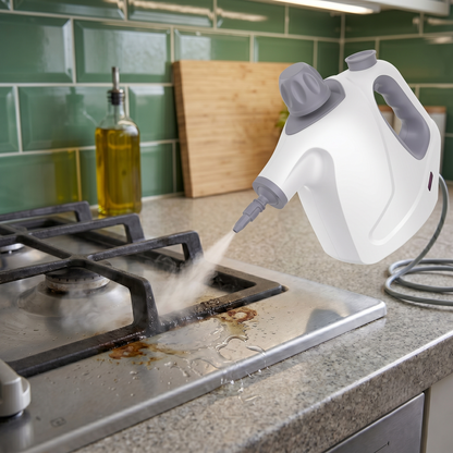 Precision Handheld Steam Cleaner for Tile, Grout & Hard-to-Reach Surfaces