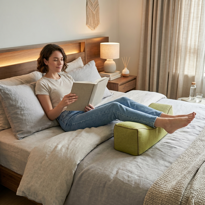 Ergonomic Leg & Hip Support Pillow for Relaxation & Elevated Comfort