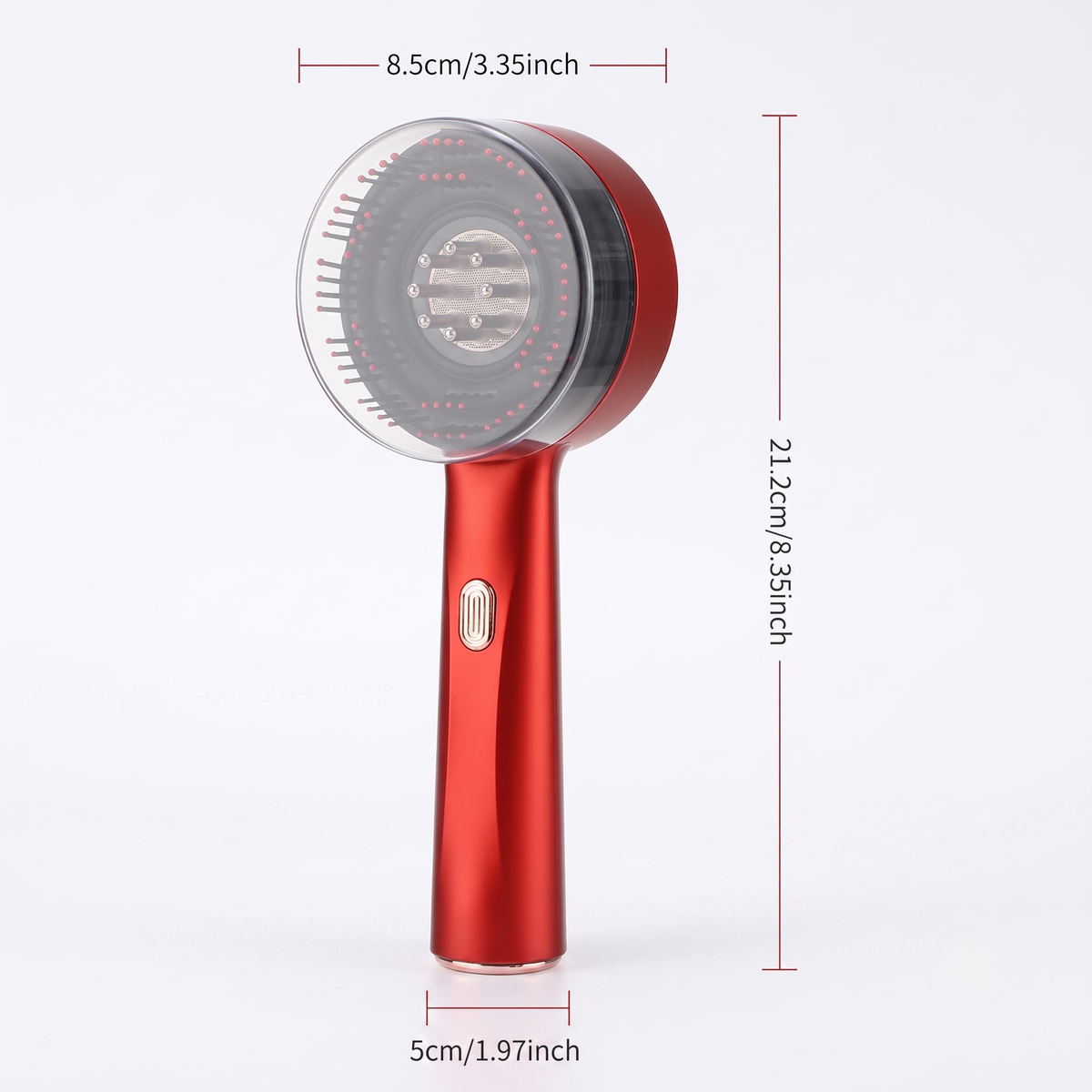 Heated Scalp Massage Comb (Red Light Design)