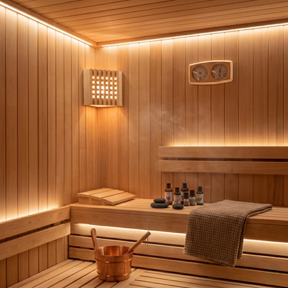 Kovelli™ Wooden Sauna Light Cover For Warm Ambient Sauna Lighting
