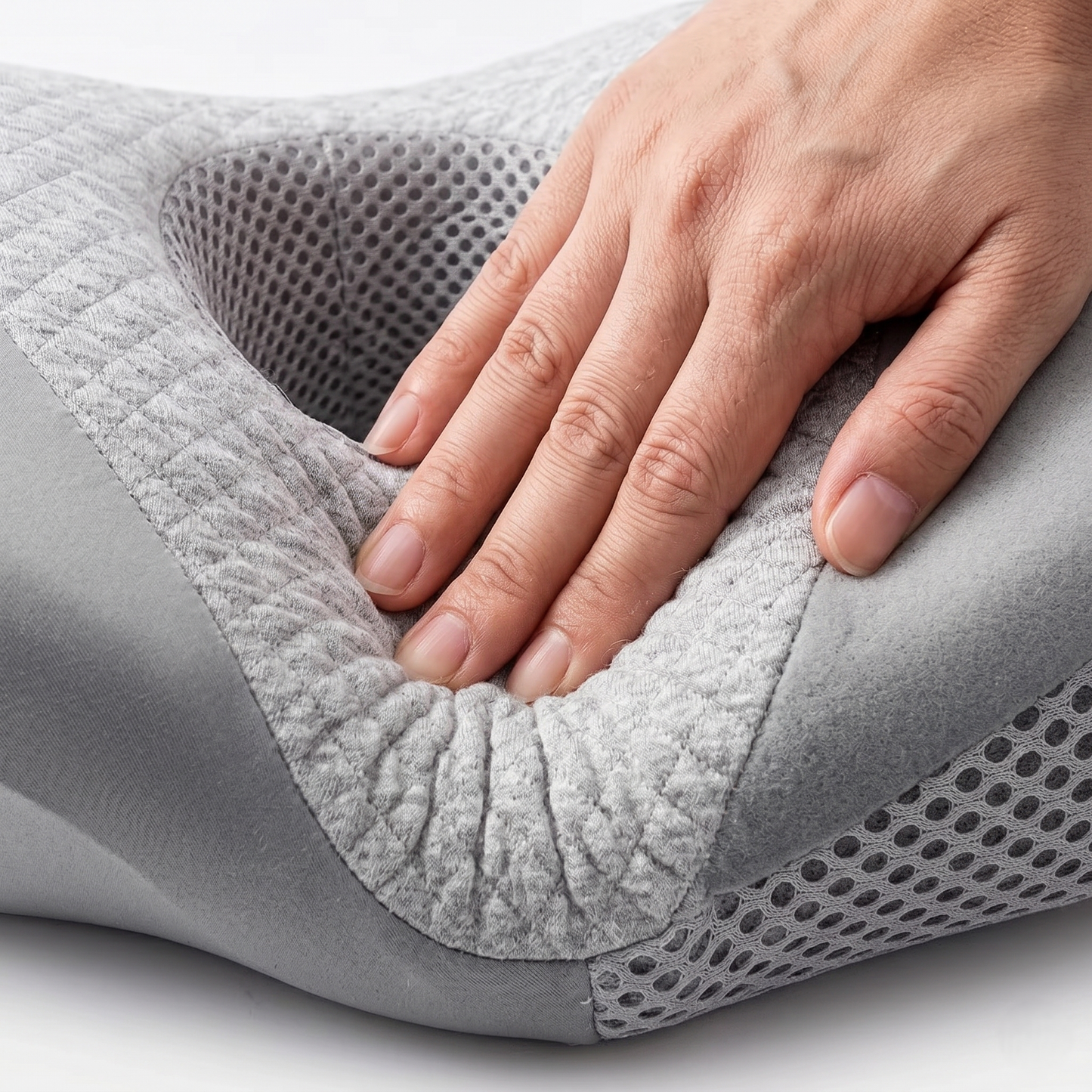 Kovelli™ Compact Mini Memory Foam Ear Relief Side Sleeper Pillow