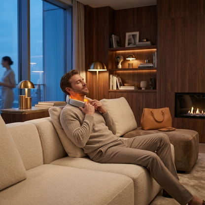 Smart Heated Neck Massager With Deep Relaxation Technology