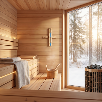 Wooden Sauna Sand Timer Wall Mounted 15 Minute Hourglass Timer