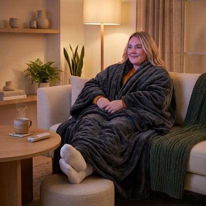 Oversized Wearable Blanket for Full-Body Comfort