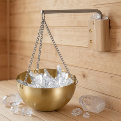 Premium Stainless Steel Sauna Aromatherapy Hanging Oil Bowl