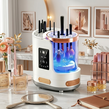 Kovelli™ Smart Makeup Brush Cleaner & Dryer – Automatic USB Cosmetic Brush Cleaning Machine
