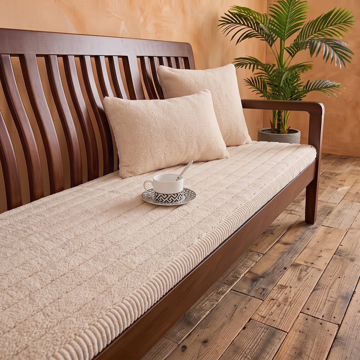 Plush Non-Slip Sofa Cover & Furniture Protector