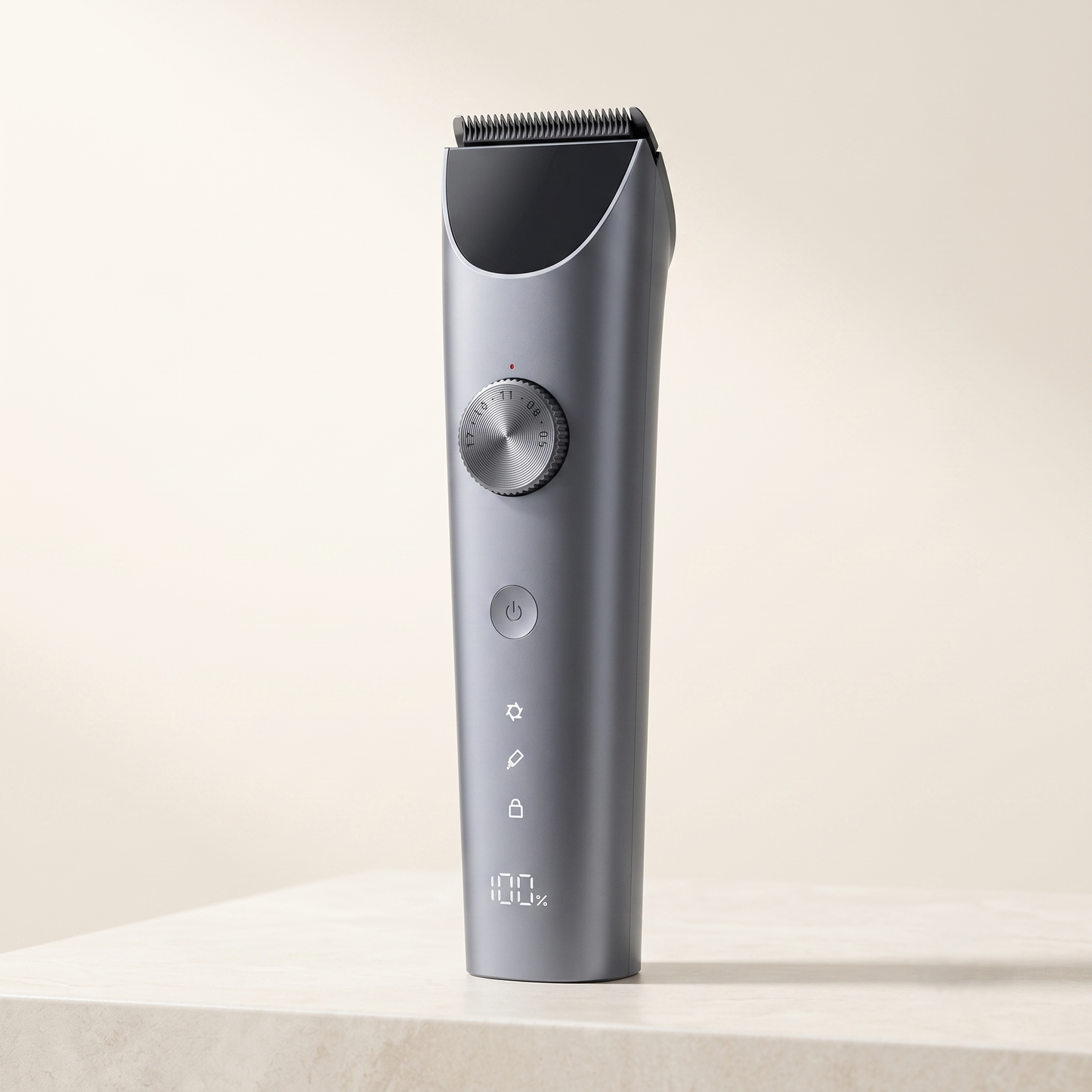 Cordless Waterproof Hair Clipper with Adjustable Length Control