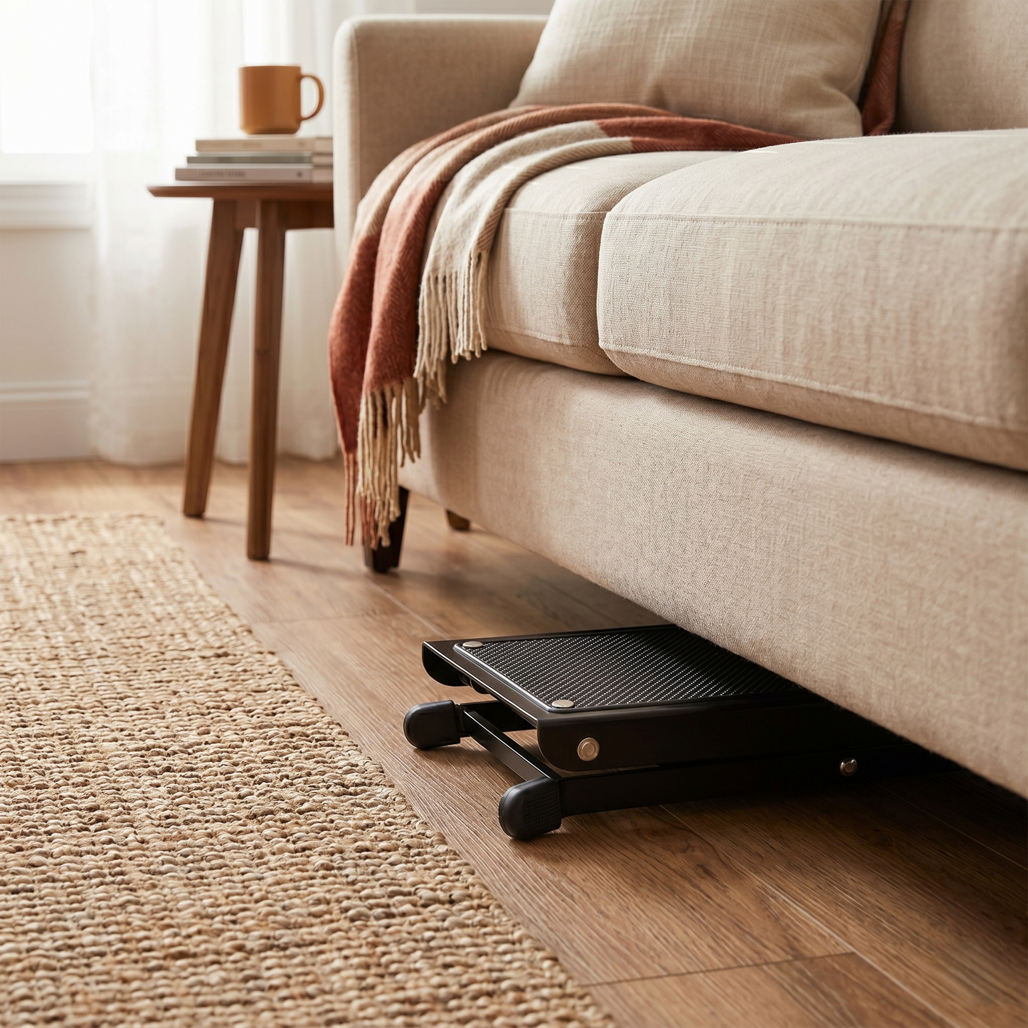 Adjustable Comfort Footrest Platform – Elevated Support Stand for Easy Reach & At-Home Self Care
