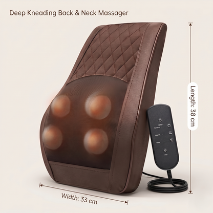 Deep Kneading Back & Neck Massager for Full-Body Relaxation