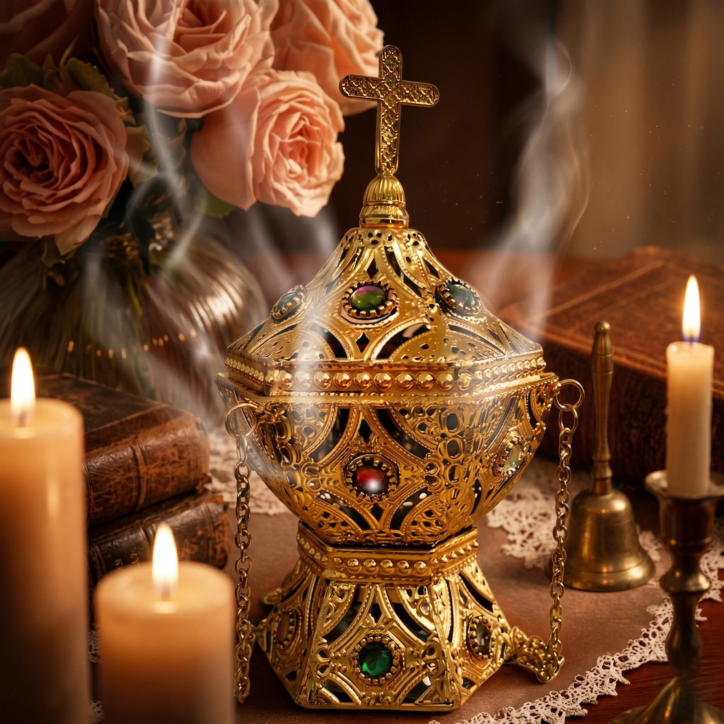 Kovelli Sanctuary Hanging Incense Burner