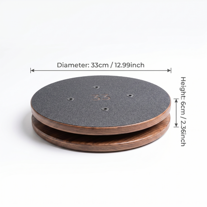 Rotational Balance Board for Home Fitness
