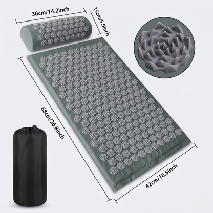 Acupressure Mat & Pillow Set for Daily Relaxation