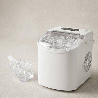 Premium Countertop Ice Maker With Fast Ice Production & Self-Cleaning Function