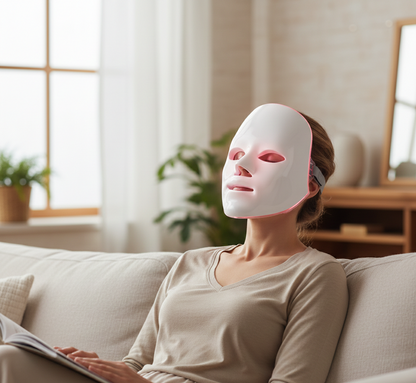 LED Light Face Mask for At-Home Skincare