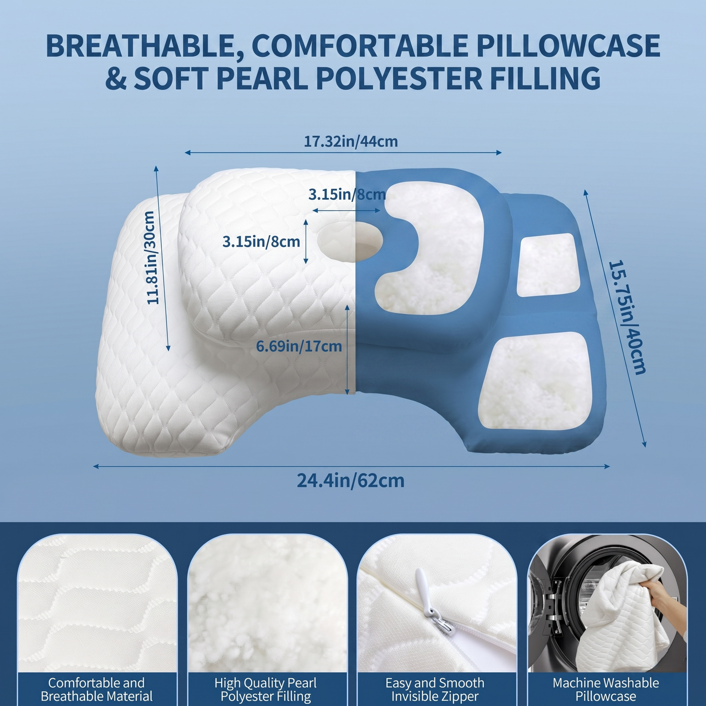 Kovelli SideRest Ergonomic Sleep Pillow