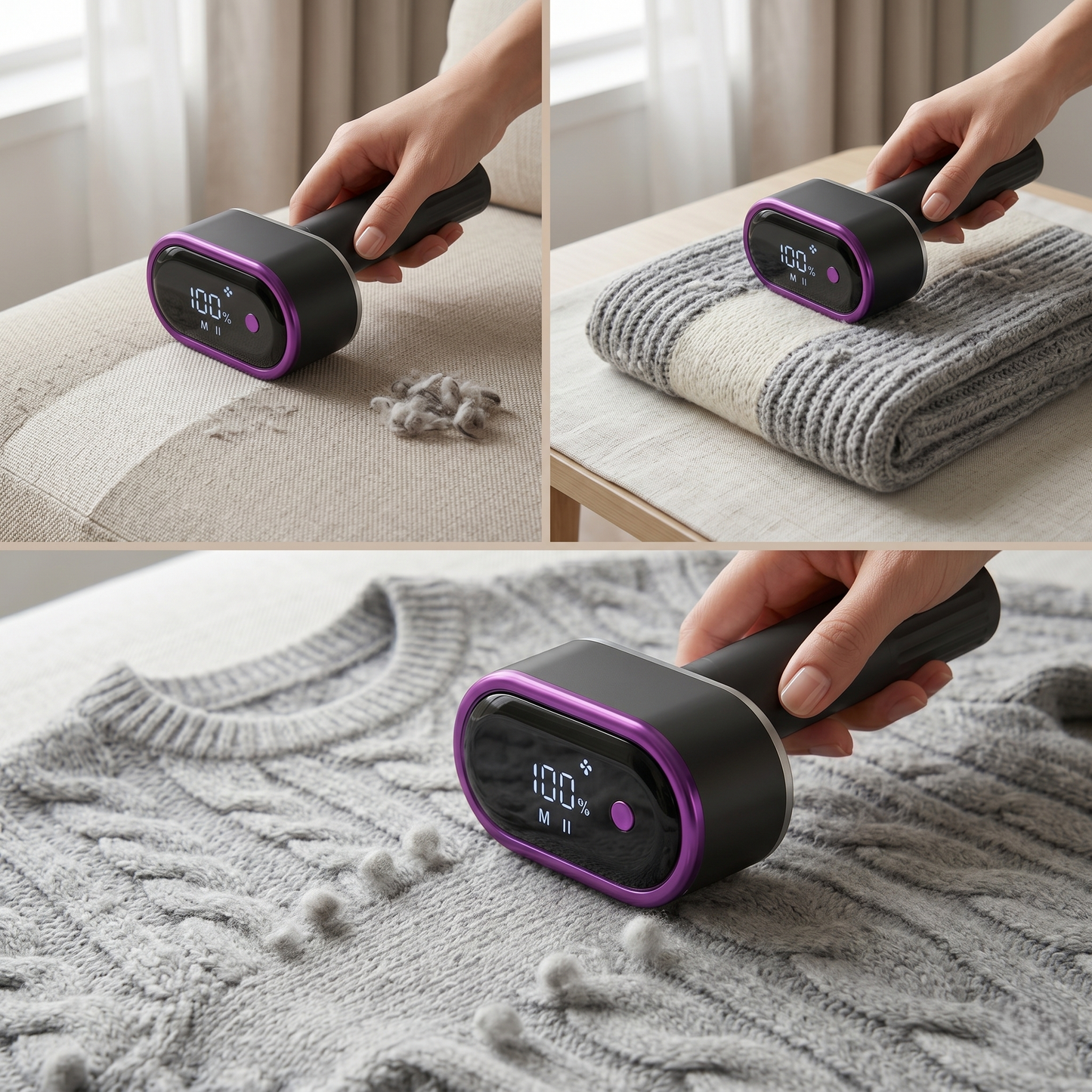 Portable Fabric Shaver – Restore Clothes & Remove Lint in Seconds