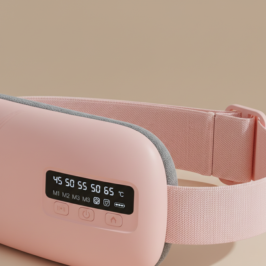 Heating Vibration Waist Massage Belt