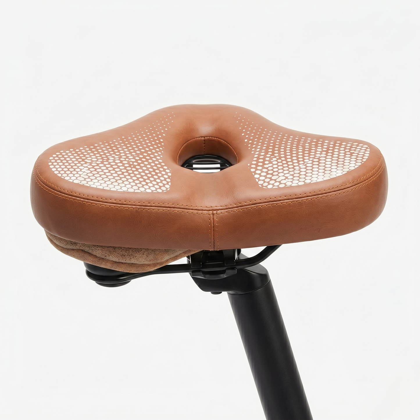 Wide Ergonomic Bike Saddle for Long Rides