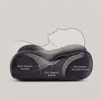 Ergonomic Egg Shape Neck Support Sleeping Pillow