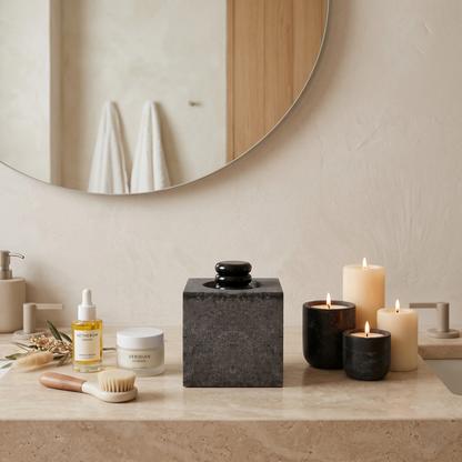 Natural Granite Essential Oil Holder For Sauna & Spa Rituals