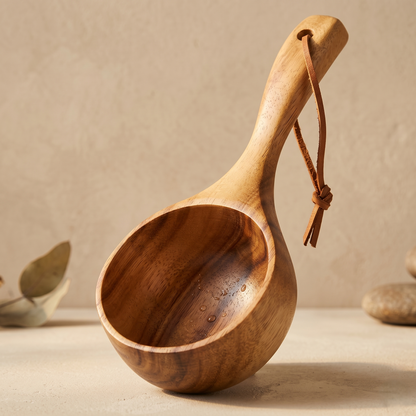 Kovelli™ Wooden Sauna Water Ladle For Steam & Sauna Rituals