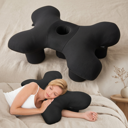 Kovelli Ergonomic Side Sleeper Pillow with Ear Hole