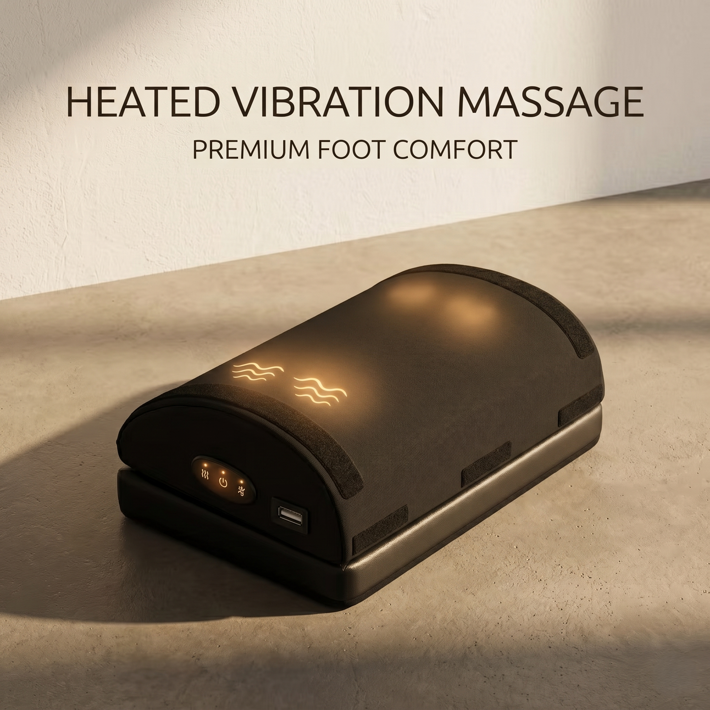 Kovelli Memory Foam Heated Vibration Foot Cushion