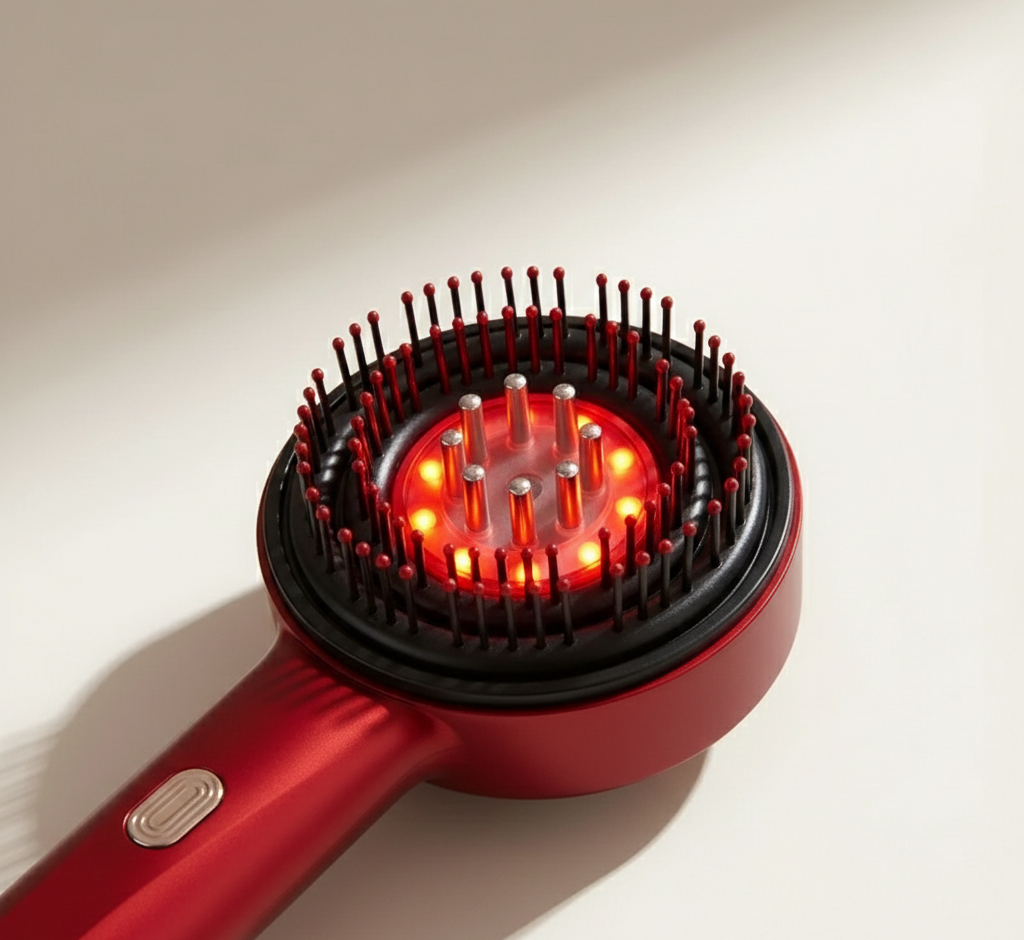 Heated Scalp Massage Comb (Red Light Design)