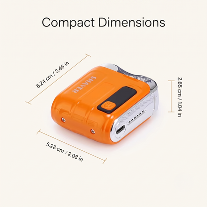 Mini Twin-Blade Rechargeable Electric Travel Shaver