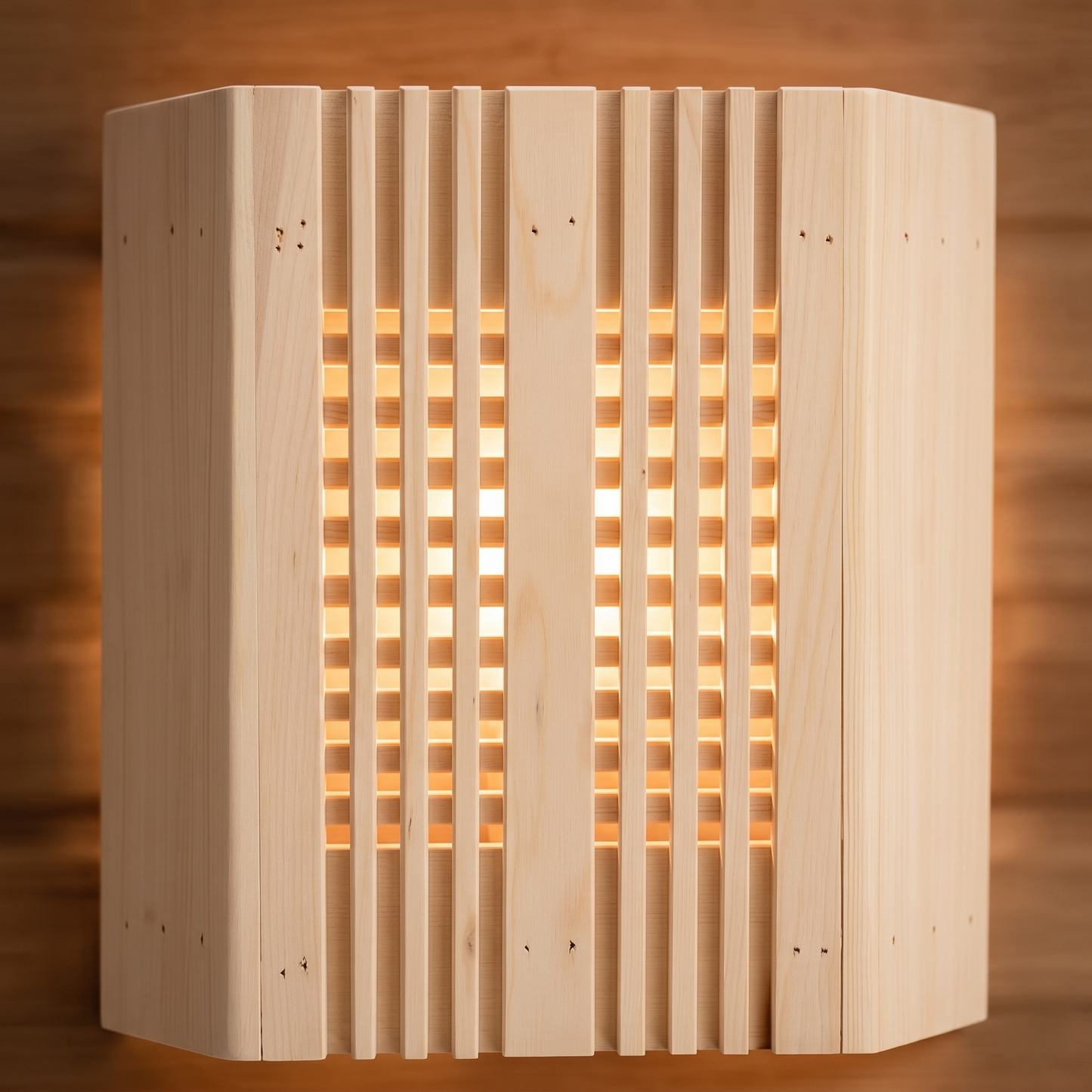 Kovelli™ Wooden Sauna Light Cover For Warm Ambient Sauna Lighting