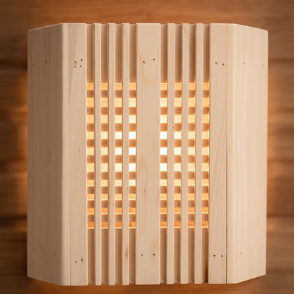 Kovelli™ Wooden Sauna Light Cover For Warm Ambient Sauna Lighting