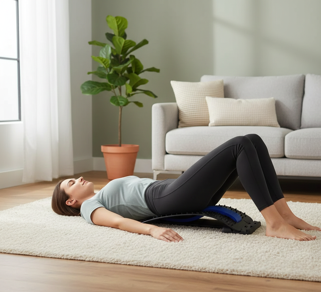 Adjustable Back Stretching Support for Daily Comfort