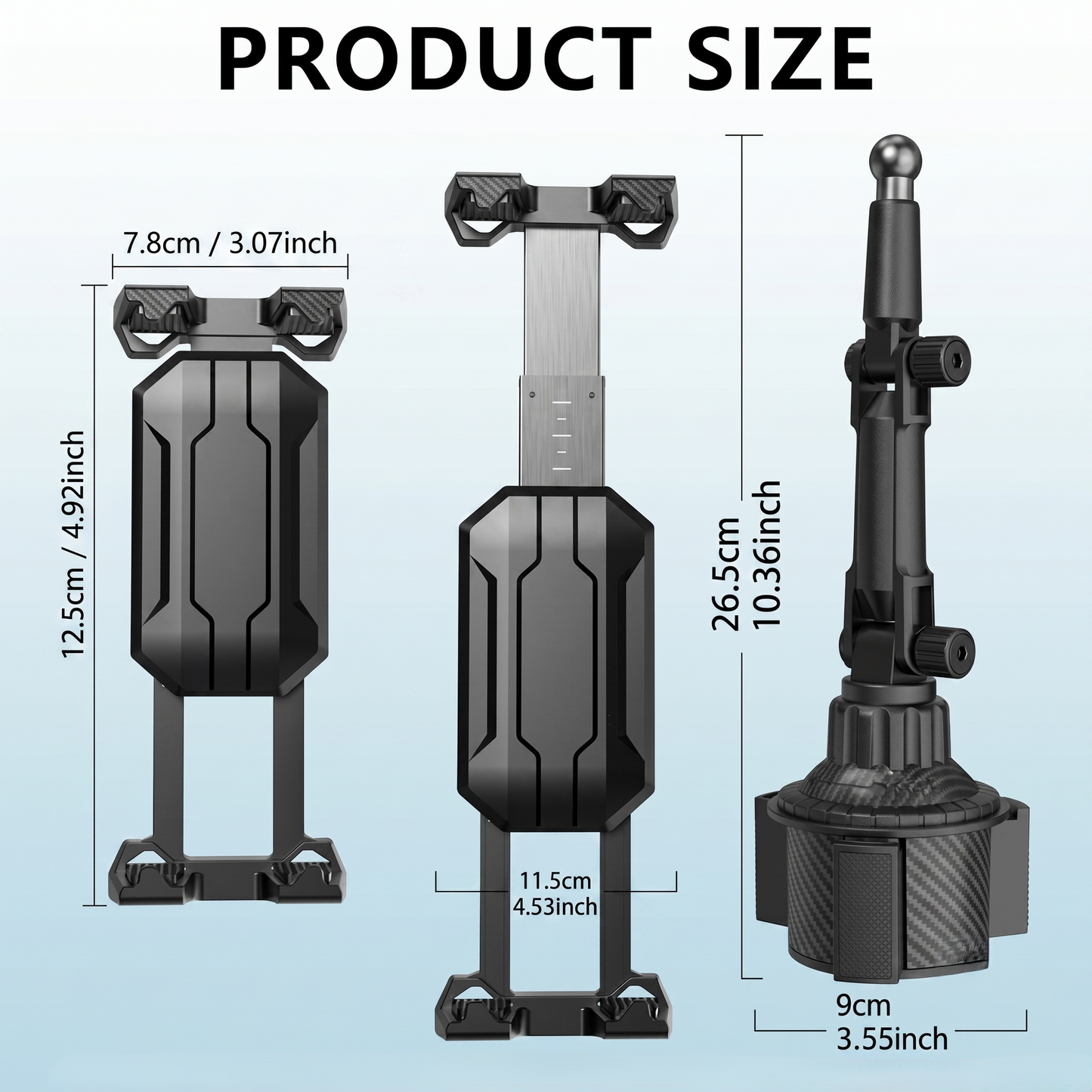 Adjustable Car & Desk Tablet Holder – Stable Hands-Free Mount for Phone & Tablet Use