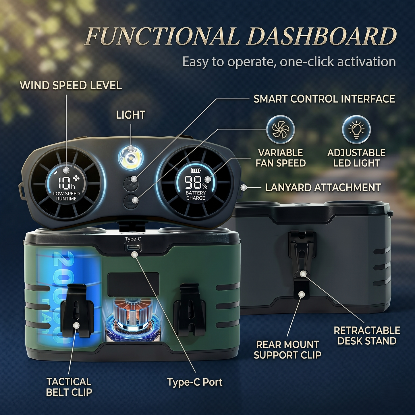 Wearable Dual-Vent Personal Cooling System