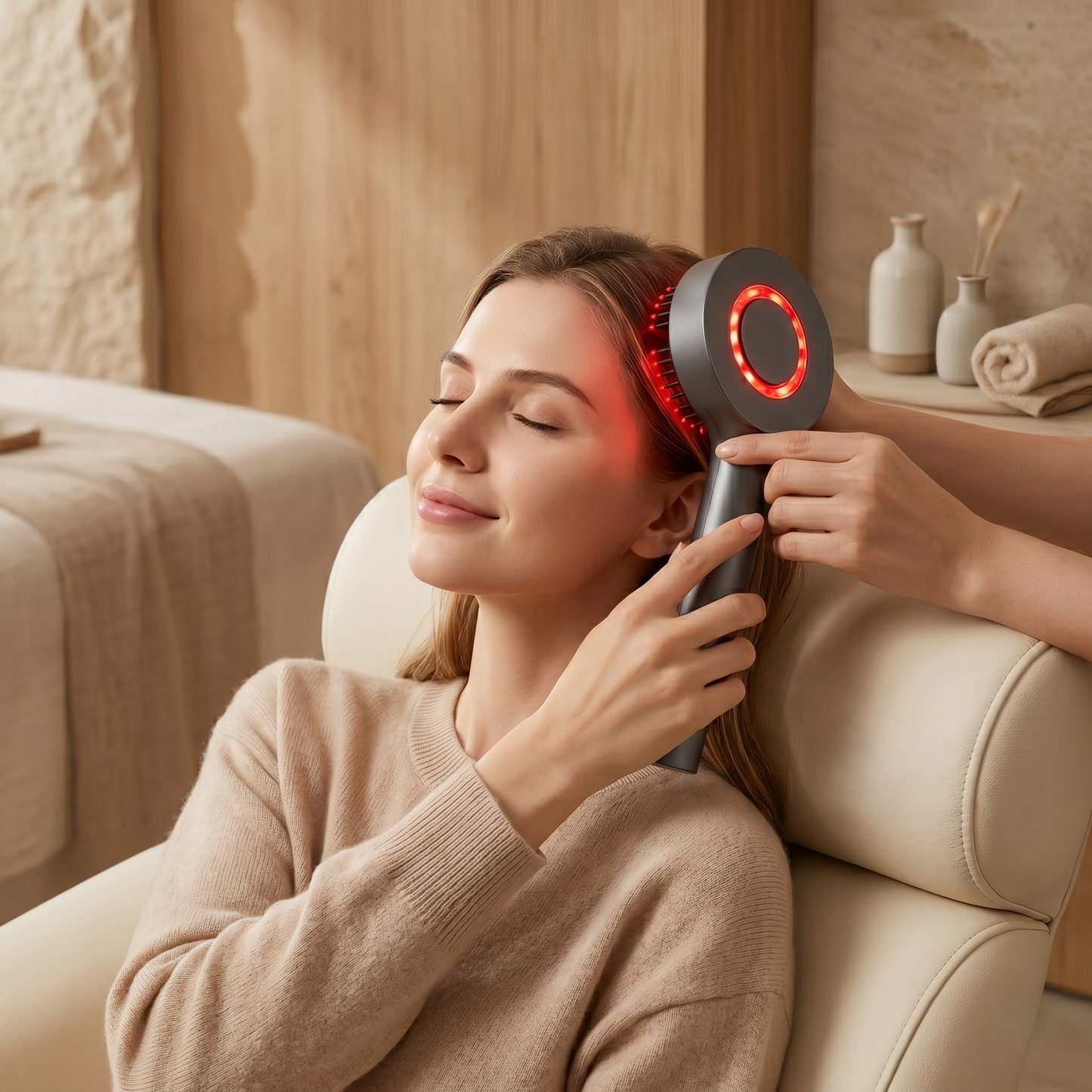 Kovelli™ Heated Scalp Massage Oil Applicator Brush