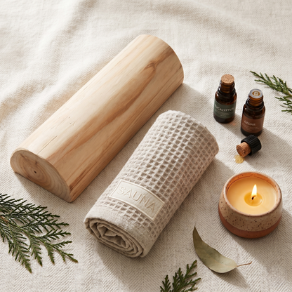 Kovelli™ Wooden Japanese Sauna Neck Rest Pillow