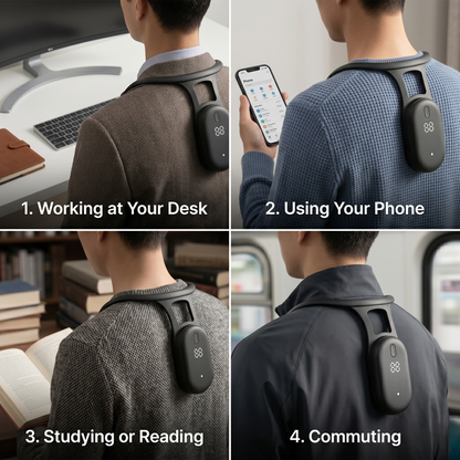 Ultrasonic Posture Corrector with Smart Reminder