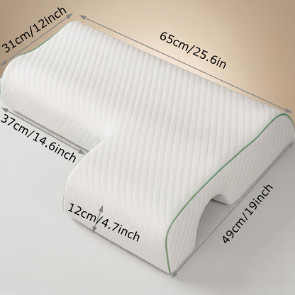 Couples Pillow with Arm Support Cutout