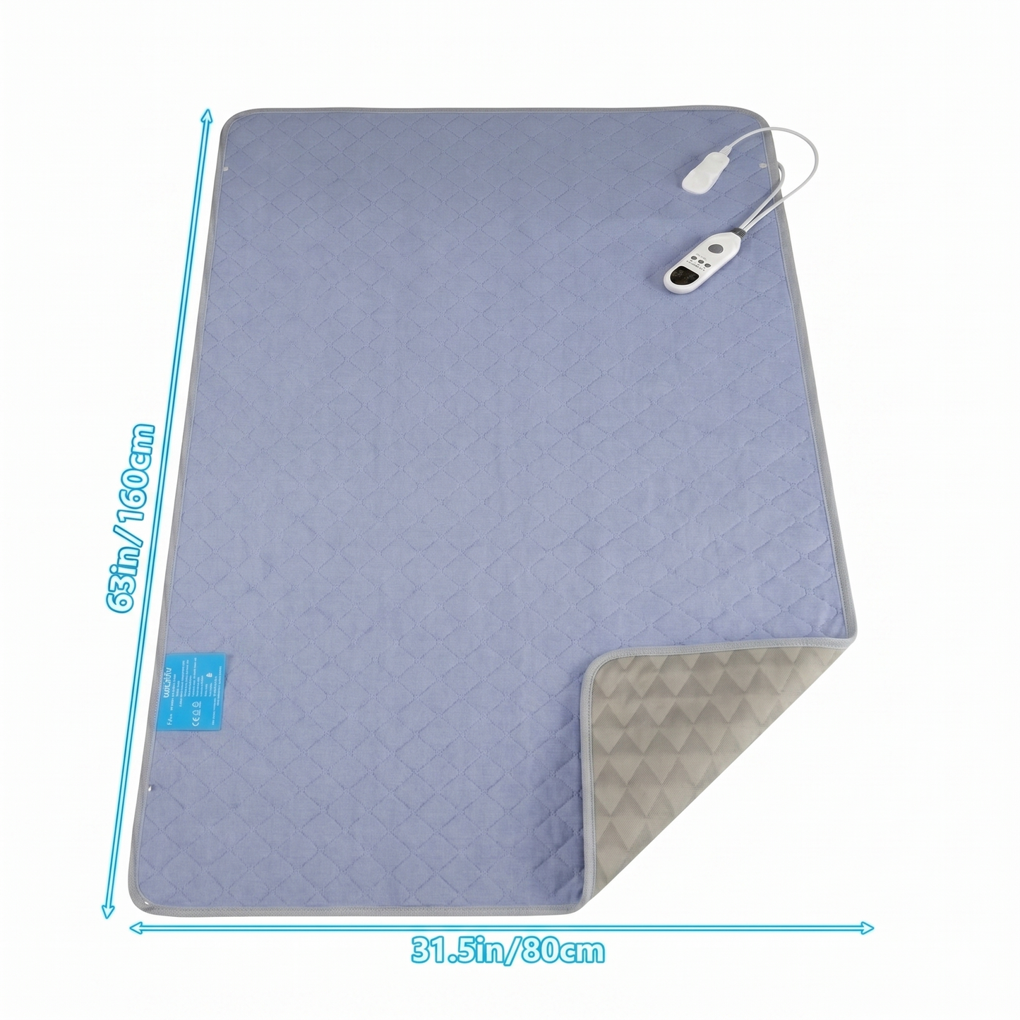 Heated Bed Mat Pad – Soft Electric Warming Pad with Adjustable Heat for Nighttime Comfort