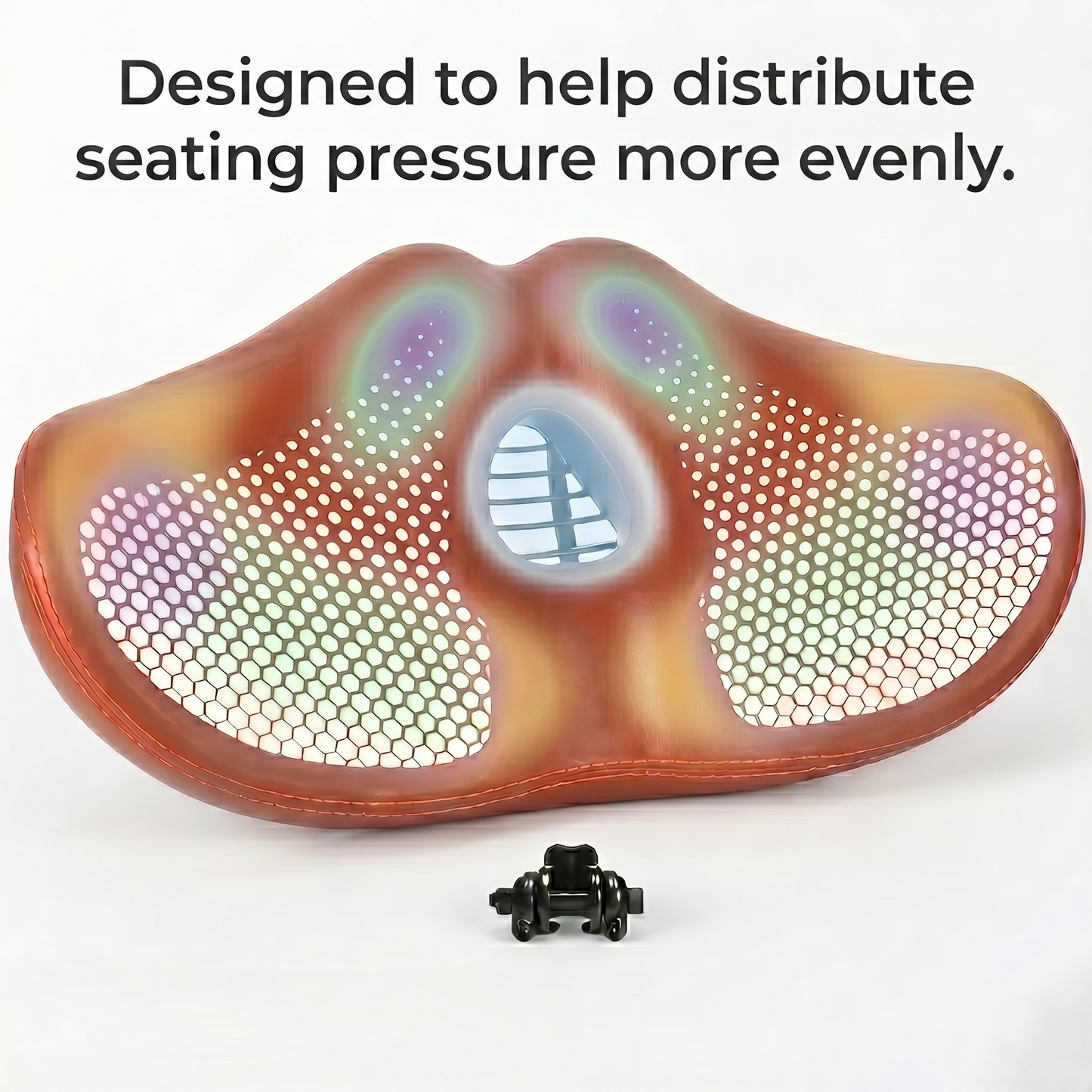 Wide Ergonomic Bike Saddle for Long Rides