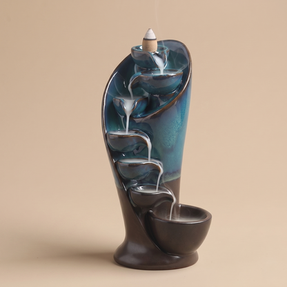 Waterfall Incense Burner for Relaxing Home Ambience