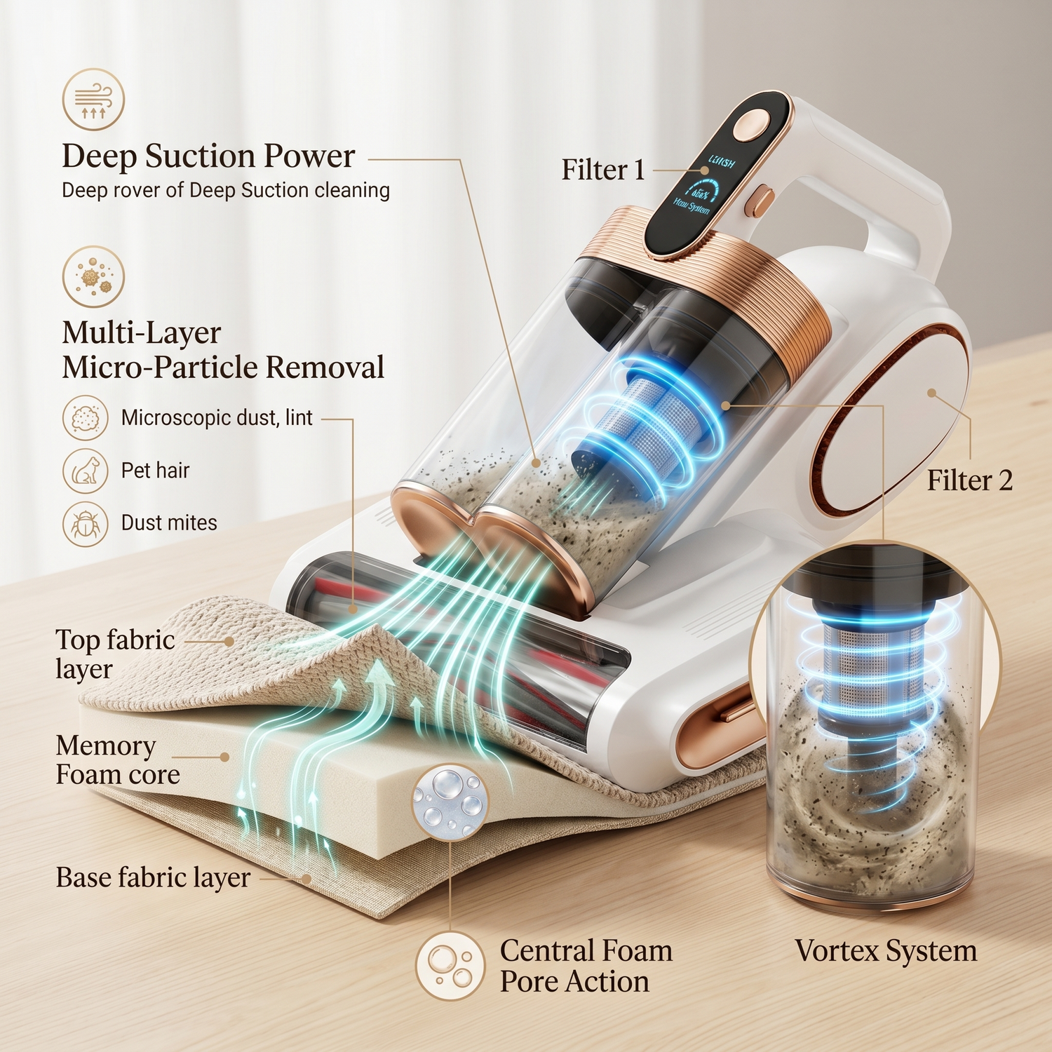 Engineered for Deep Fabric Cleaning