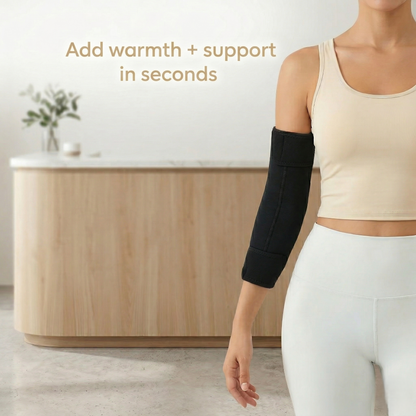 Heated Compression Elbow Sleeve with Adjustable Warmth & Massage Modes