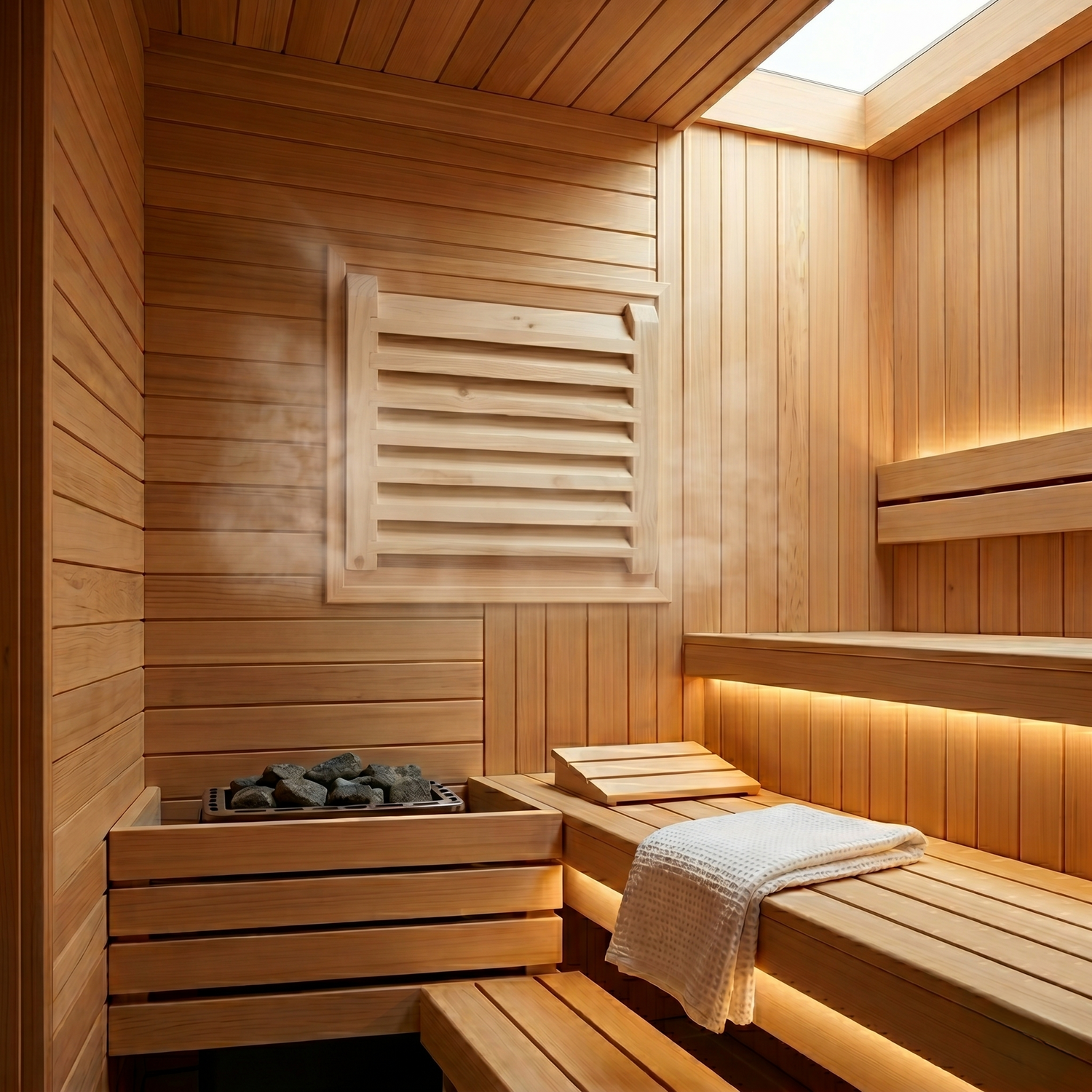 Designed for Clean Sauna Airflow