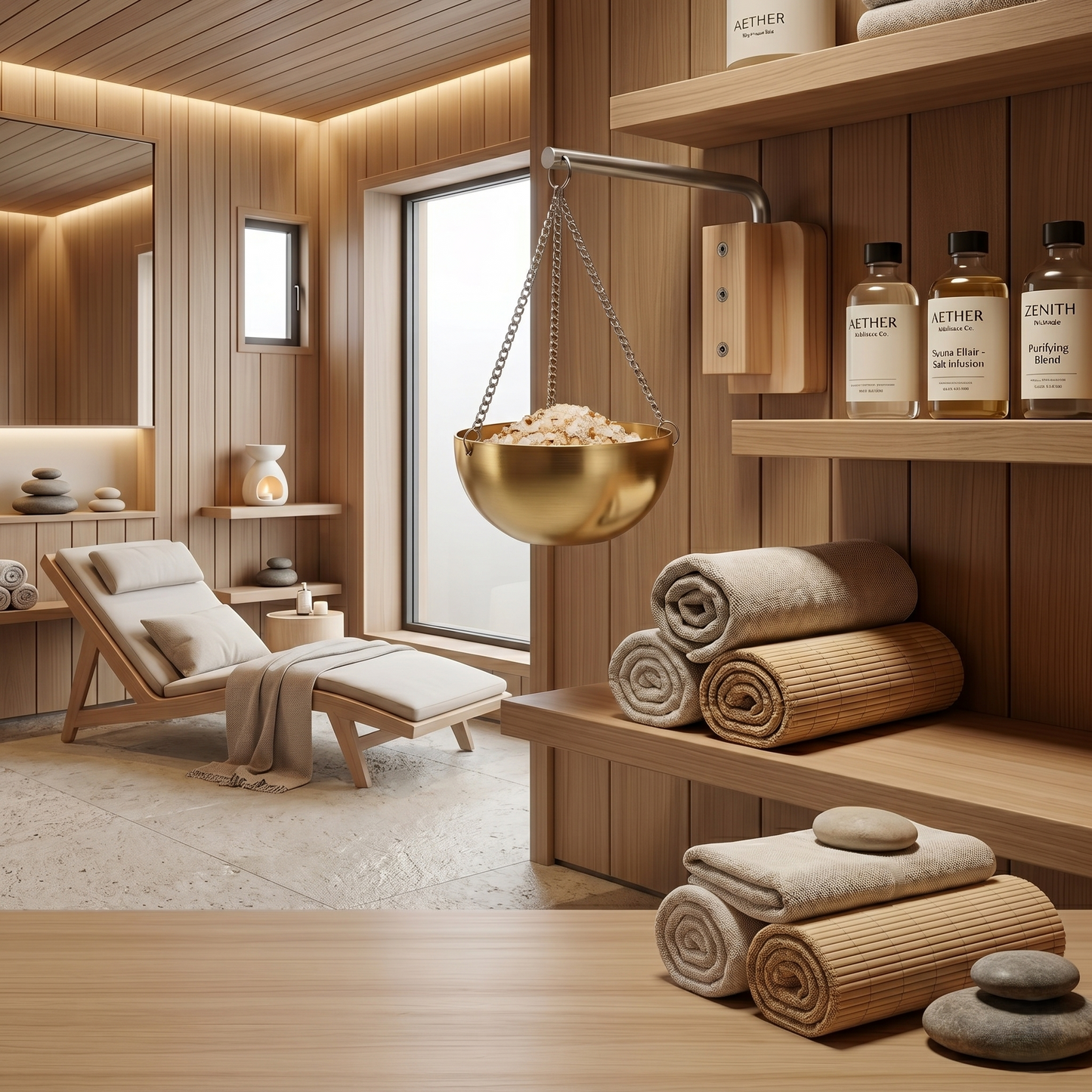 Premium Stainless Steel Sauna Aromatherapy Hanging Oil Bowl