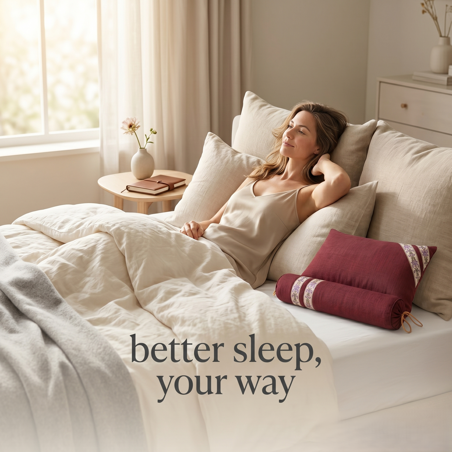 Convertible Sleep Support Pillow for Adjustable Comfort