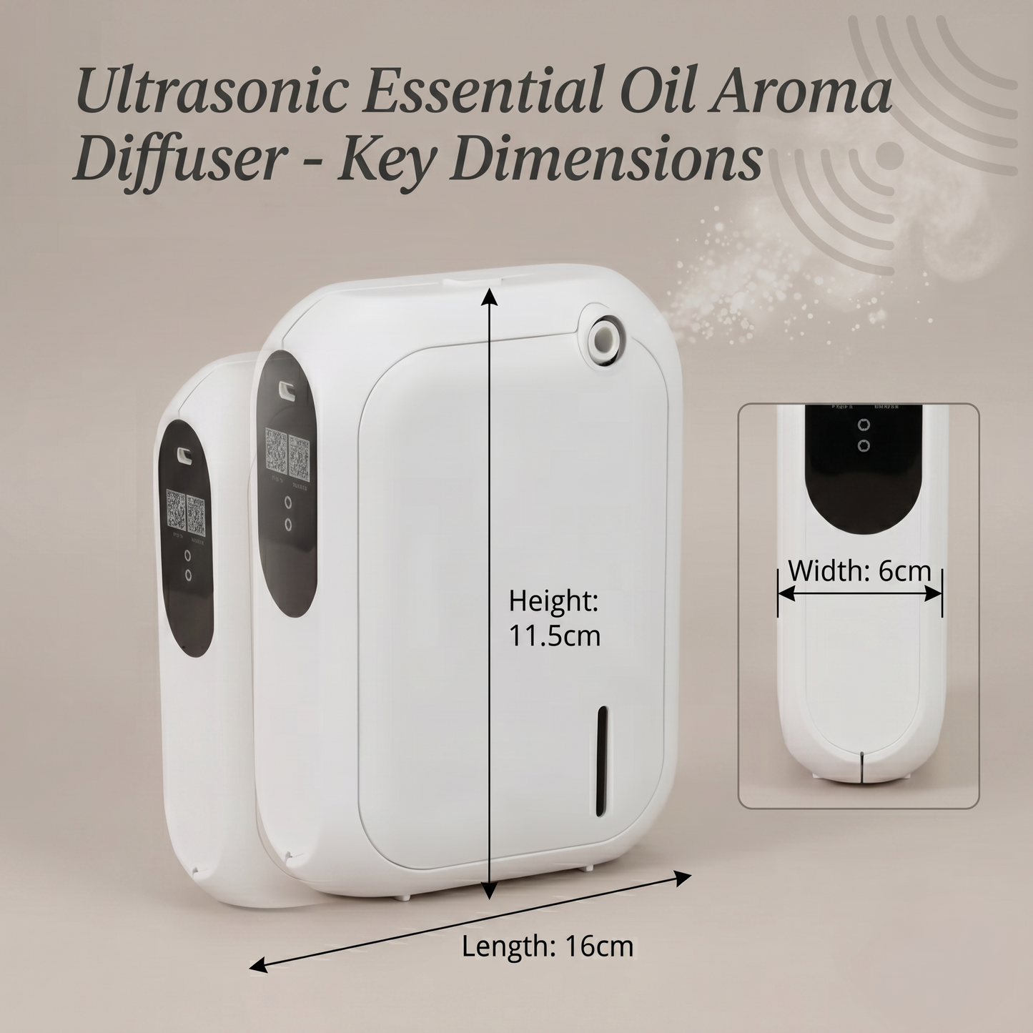Ultrasonic Essential Oil Aroma Diffuser